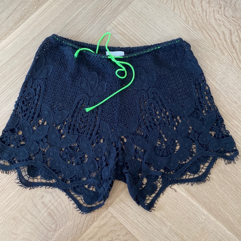 Miguelina Crochet Shorts XS